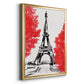 Day in Paris II - Modern Framed Canvas Print