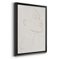 Portrait Sketch I - Modern Framed Canvas Print