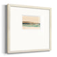 Layered Horizon I - Double Matboard Framed Print