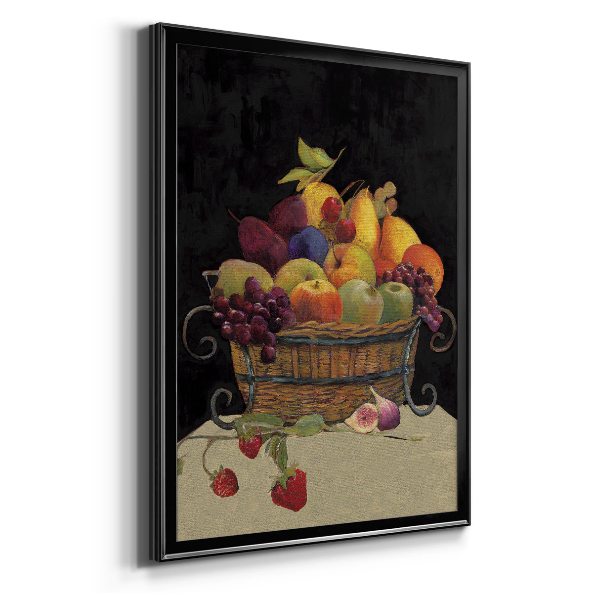 Fruit Basket I Revisit - Modern Framed Canvas Print