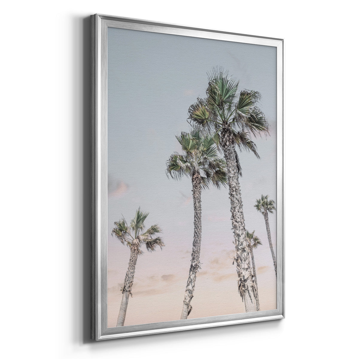 Palms Up - Modern Framed Canvas Print
