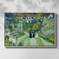 Stairway at Auvers, 1890 - Floater Framed Canvas Print