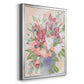 Blush Array I - Modern Framed Canvas Print