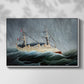 A Ship in the Storm, c. 1899 - Floater Framed Canvas Print