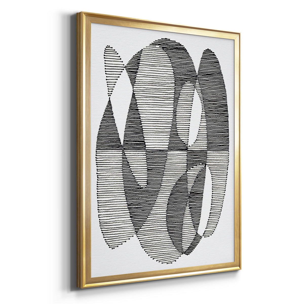 Opposite Day II - Modern Framed Canvas Print