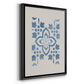 Monochrome Terra Mesa Tile I - Modern Framed Canvas Print