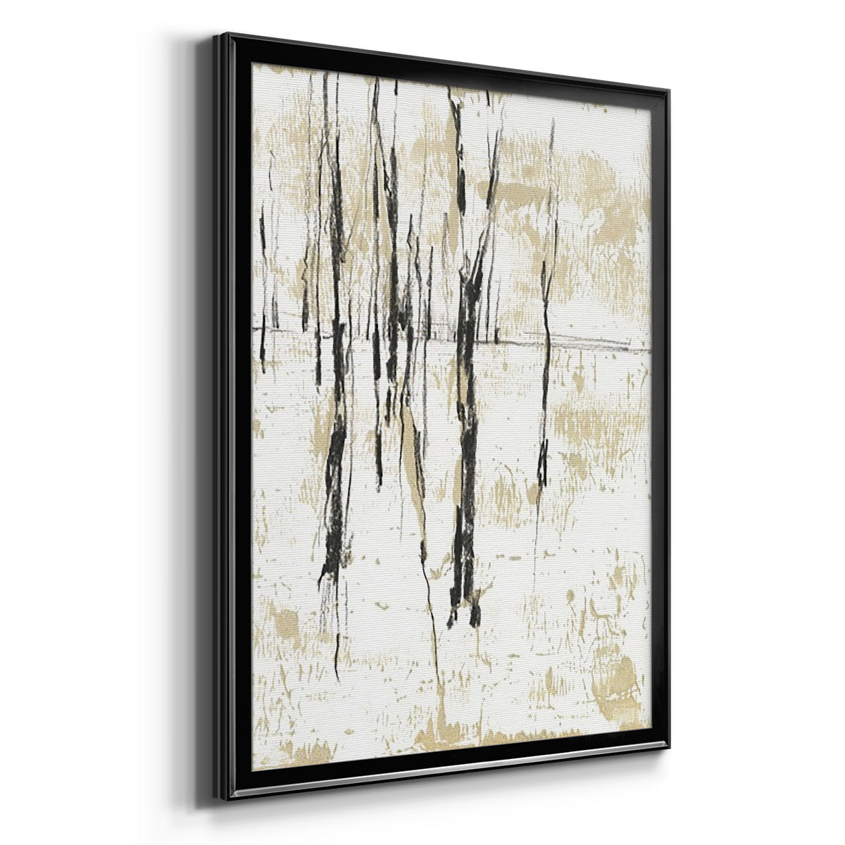 Gilded Forest I - Modern Framed Canvas Print