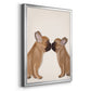French Kiss Close Up I - Modern Framed Canvas Print