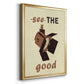 Movie Time I - Modern Framed Canvas Print