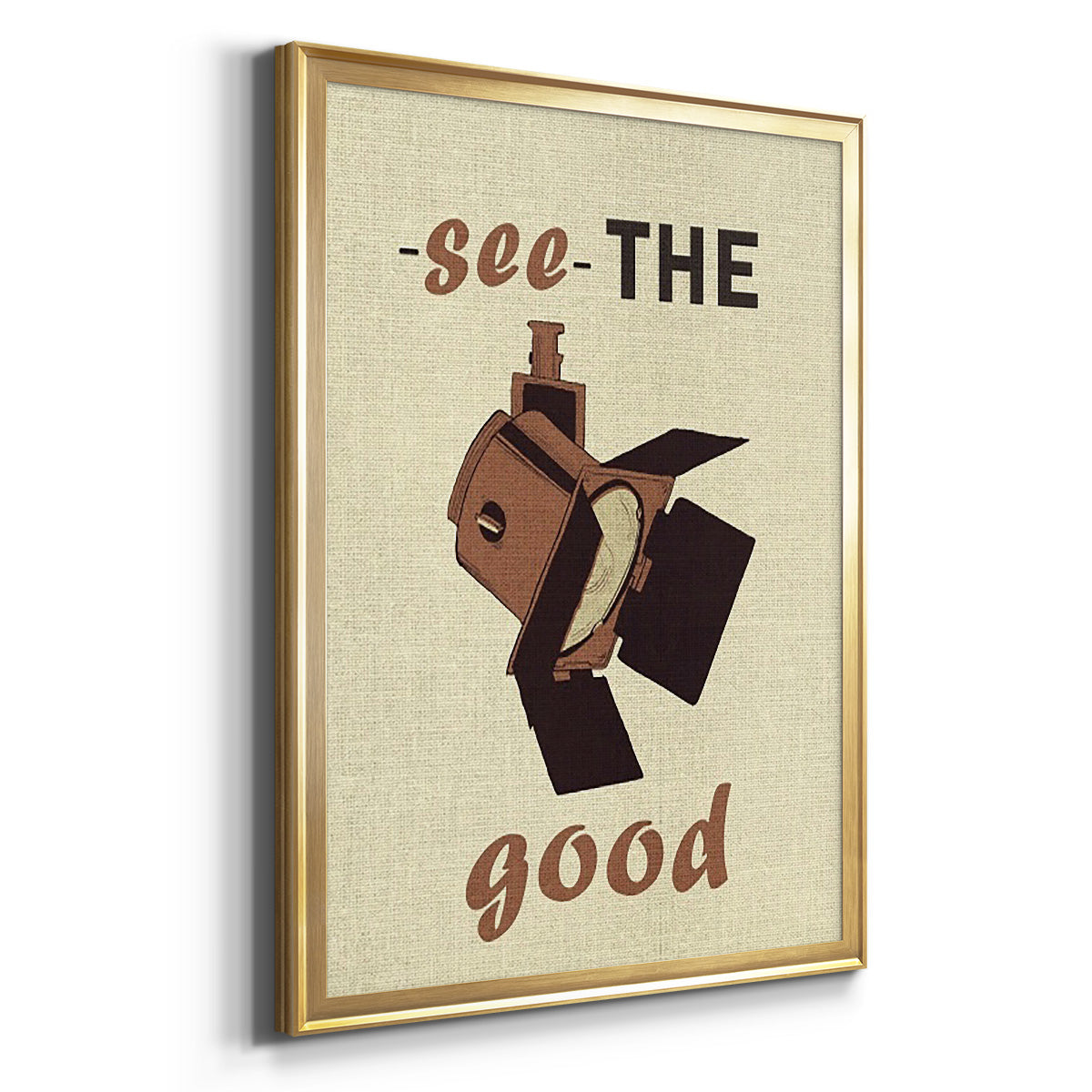 Movie Time I - Modern Framed Canvas Print