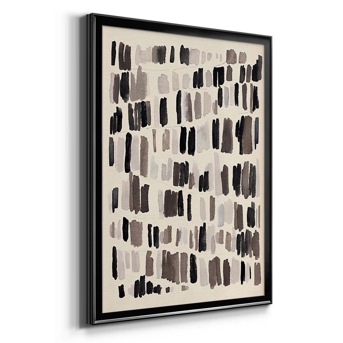 Chalk and Flint I - Modern Framed Canvas Print