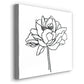 Peony Contour II - Canvas Art Print