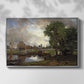 Dedham Lock and Mill, c. 1820 - Floater Framed Canvas Print