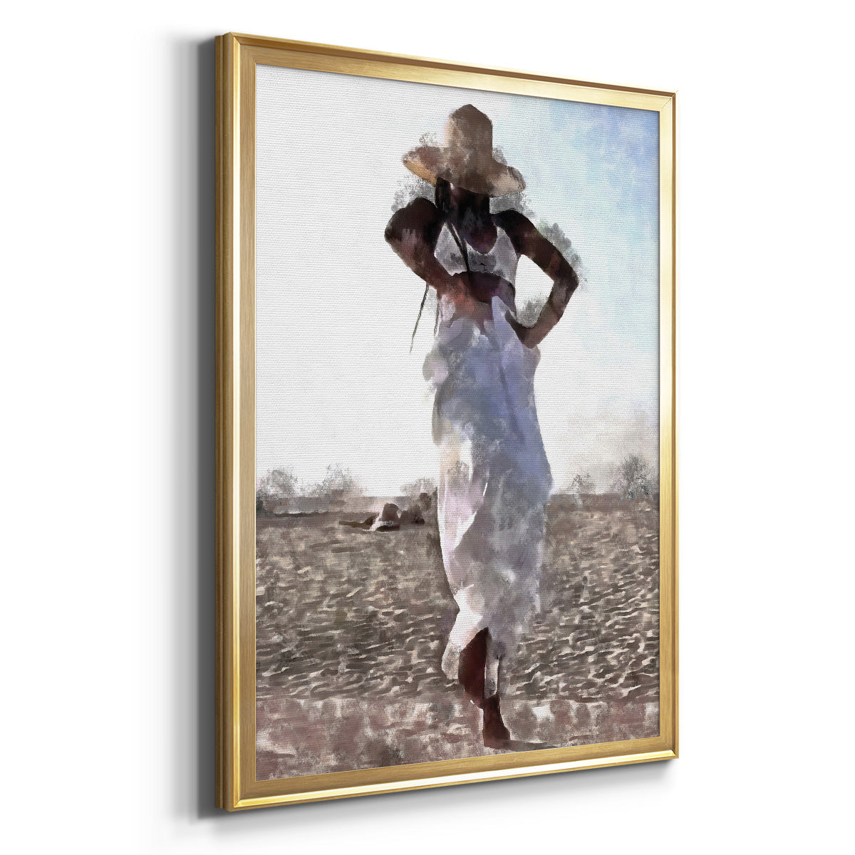 Her Dance I - Modern Framed Canvas Print