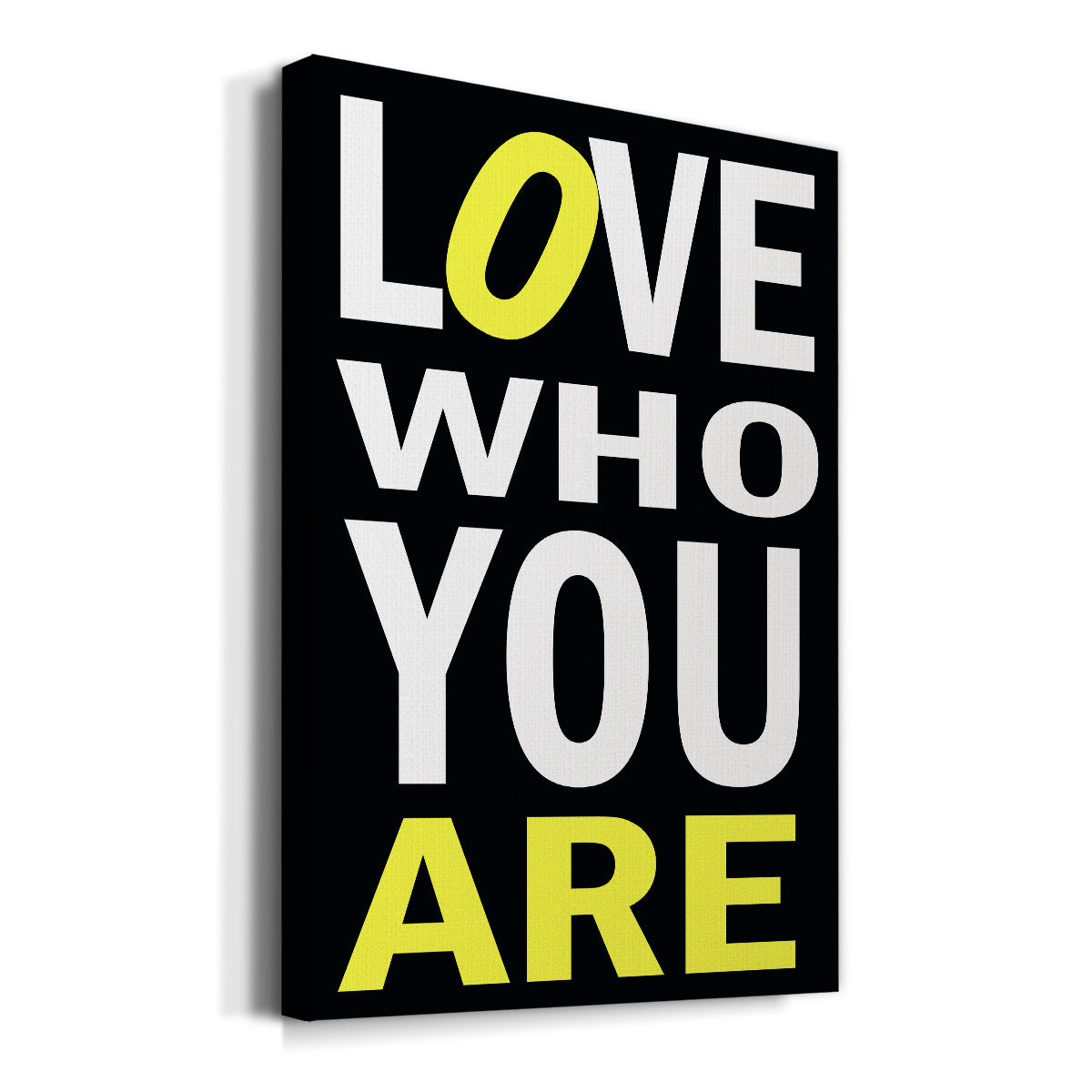 Love Who You Are Premium Gallery Wrapped Canvas - Ready to Hang