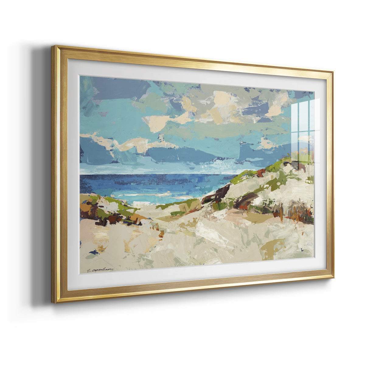 Dunes I Premium Framed Print - Ready to Hang