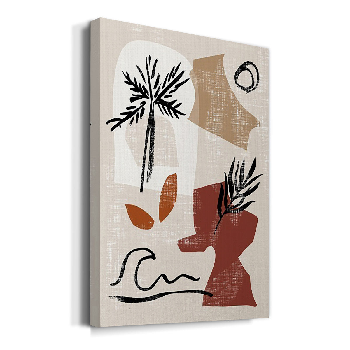 Soft Palms III Premium Gallery Wrapped Canvas - Ready to Hang