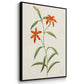 Flowers of the Seasons I - Framed Premium Gallery Wrapped Canvas L Frame 3 Piece Set - Ready to Hang