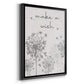 Make A Wish - Modern Framed Canvas Print