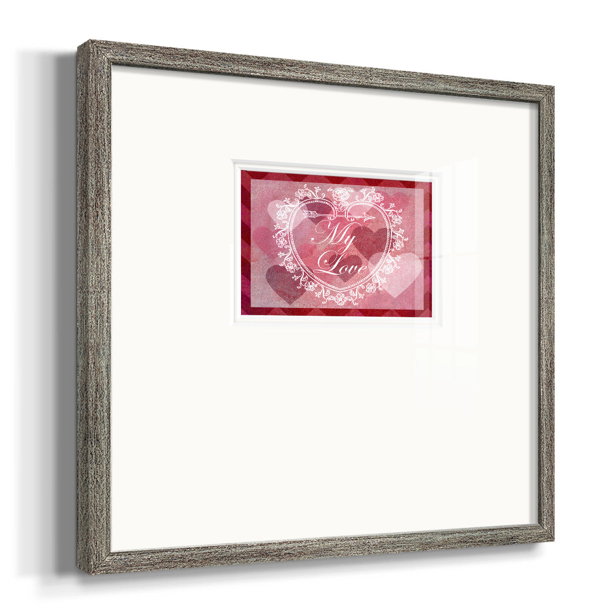 DIY Love Collection A Premium Framed Print Double Matboard