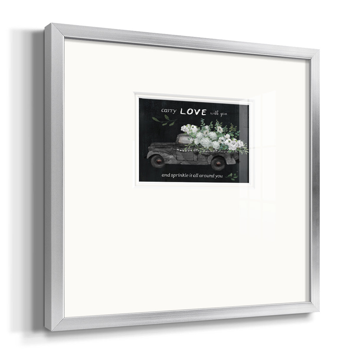 Carry Love Premium Framed Print Double Matboard