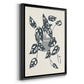 Growing Leaves IV - Modern Framed Canvas Print
