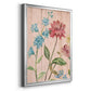 Wildflower Flutter I - Modern Framed Canvas Print