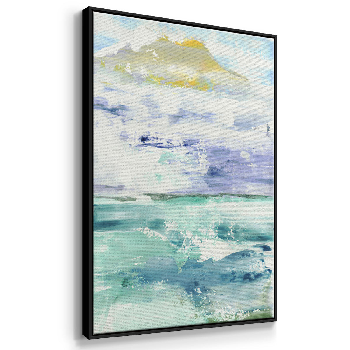 Fantasy Seascape - Framed Premium Gallery Wrapped Canvas L Frame - Ready to Hang