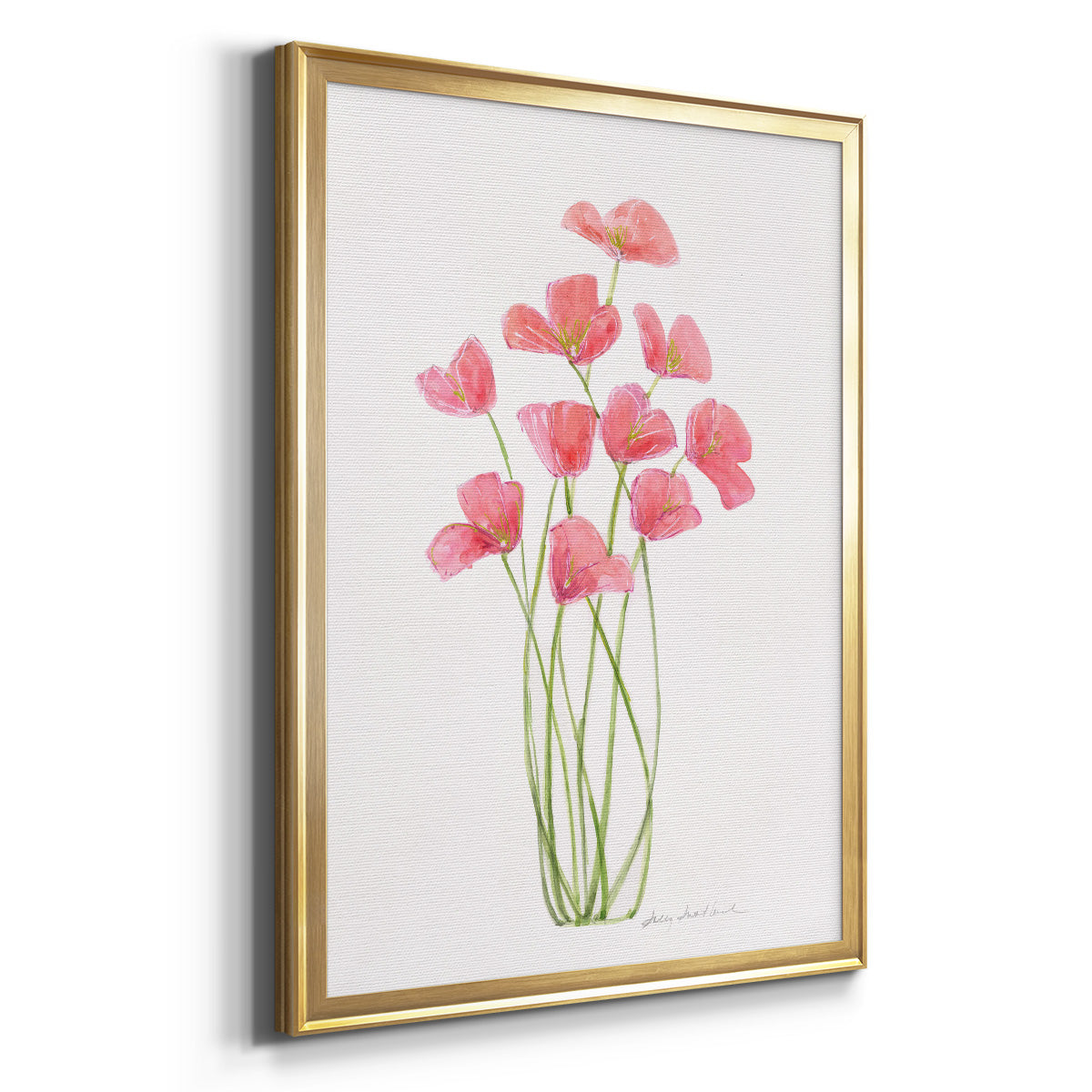Intertwined Bouquet I - Modern Framed Canvas Print