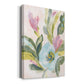 Floral Breeze Fresco  II - Canvas Art Print