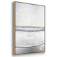 Gentle Tides I - Framed Premium Gallery Wrapped Canvas L Frame 3 Piece Set - Ready to Hang