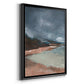 Sea Glass Storm II - Modern Framed Canvas Print