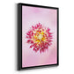 Exotic Flower Burst I - Modern Framed Canvas Print