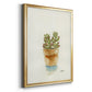 Succulent III - Modern Framed Canvas Print