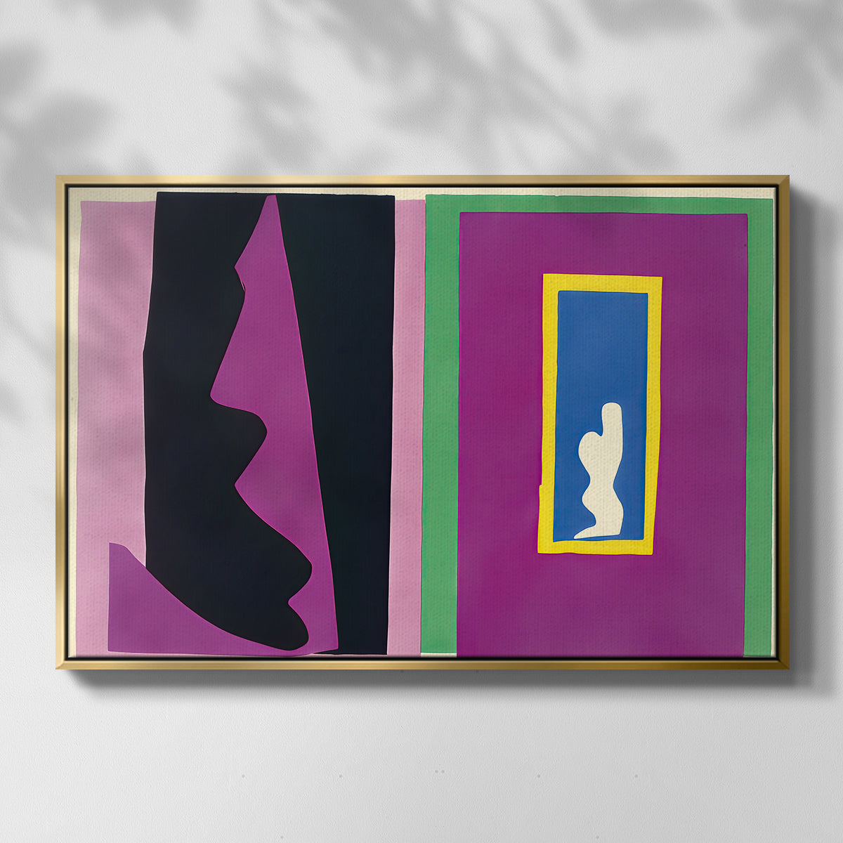 Destiny (Le destin), from Jazz, 1947 - Floater Framed Canvas Print