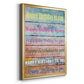 Birthday Song - Modern Framed Canvas Print