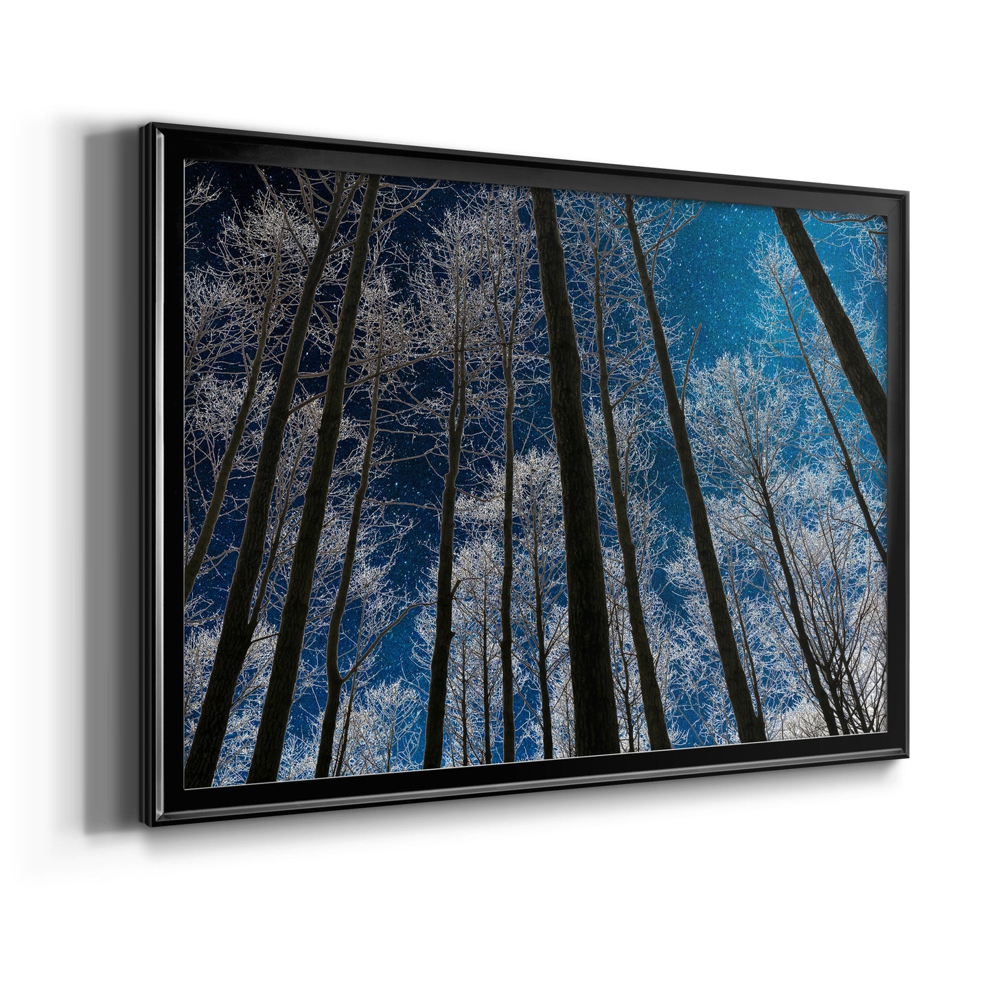 Night Silhouette Premium Classic Framed Canvas - Ready to Hang