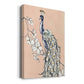 Peacock in Gold IV Premium Gallery Wrapped Canvas - Ready to Hang