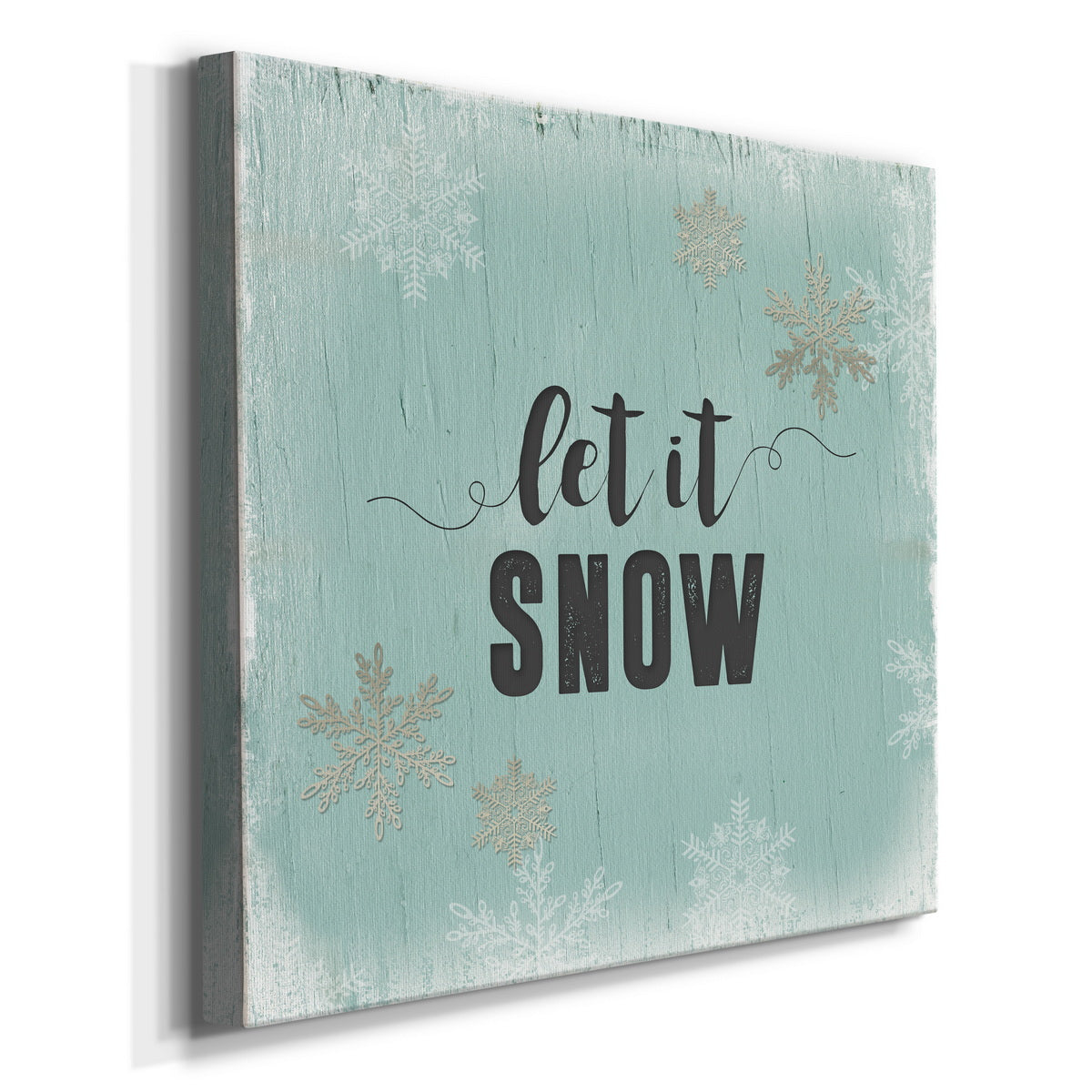 Let It Snow-Premium Gallery Wrapped Canvas - Ready to Hang