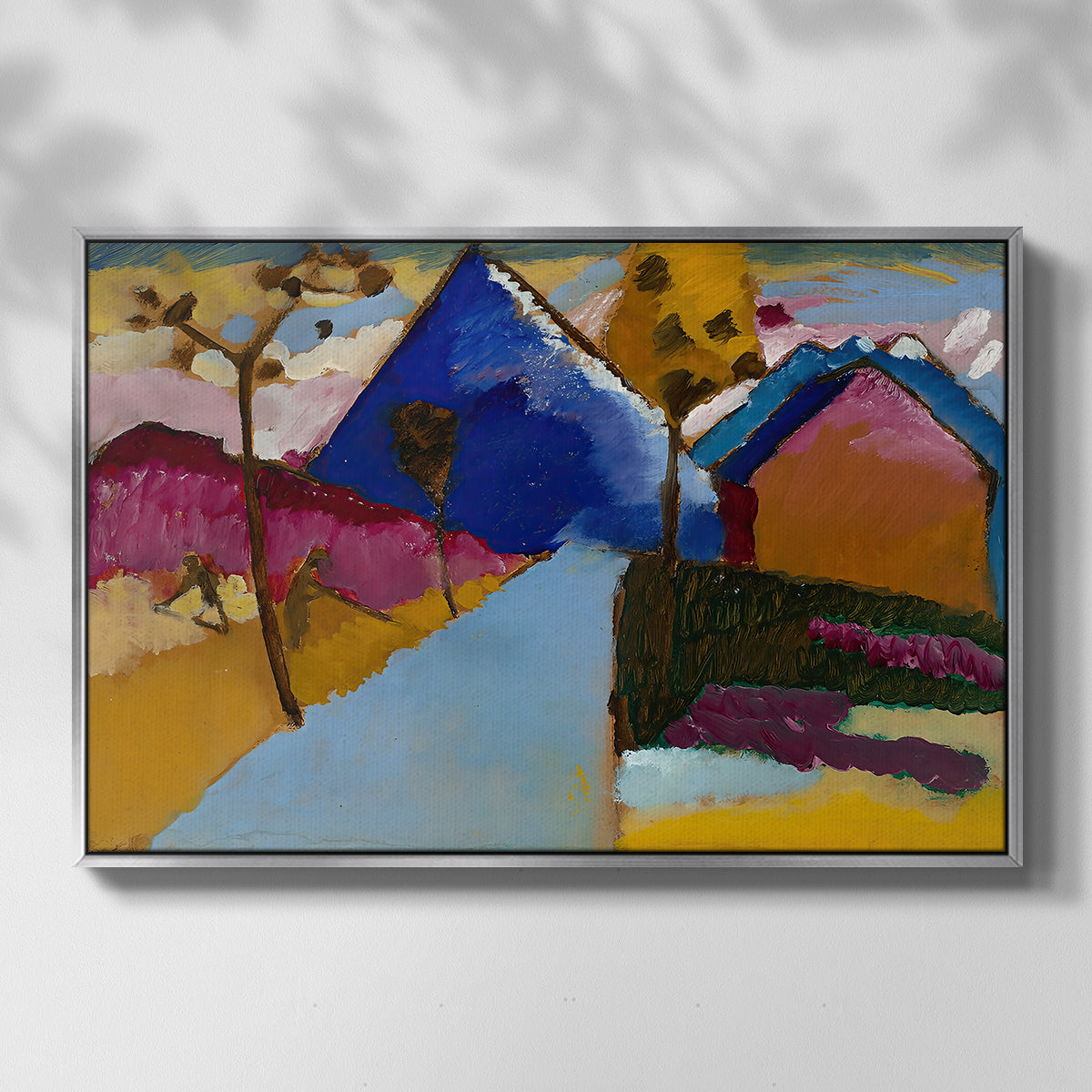 Kochel Straight Street, 1909 - Floater Framed Canvas Print