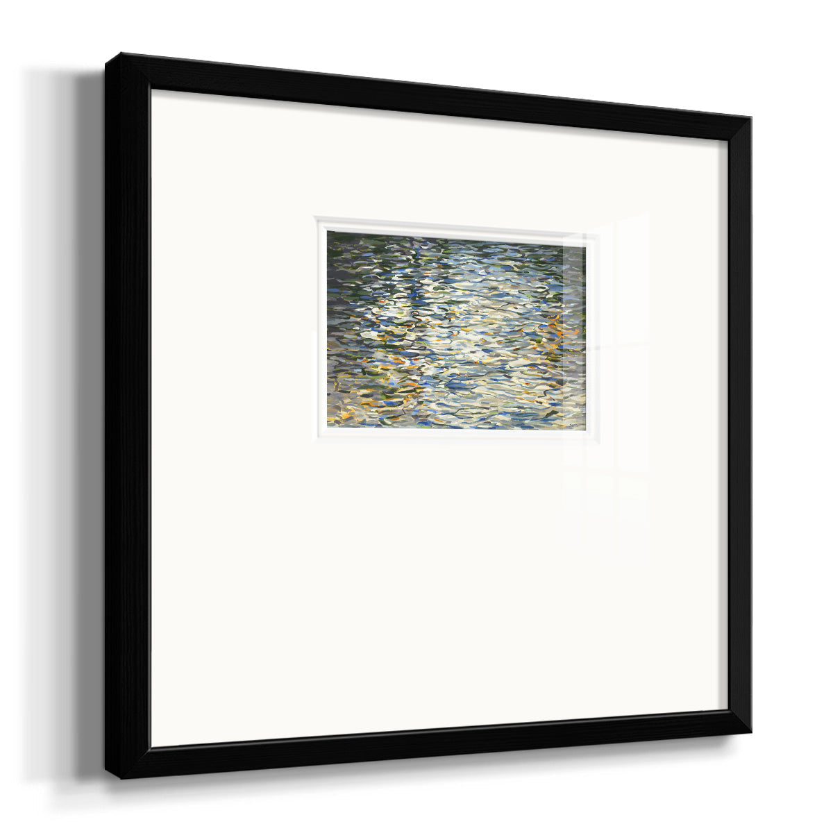 Water Reflections Premium Framed Print Double Matboard