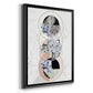 Inner Circles II - Modern Framed Canvas Print