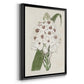 Flore Albo II - Modern Framed Canvas Print