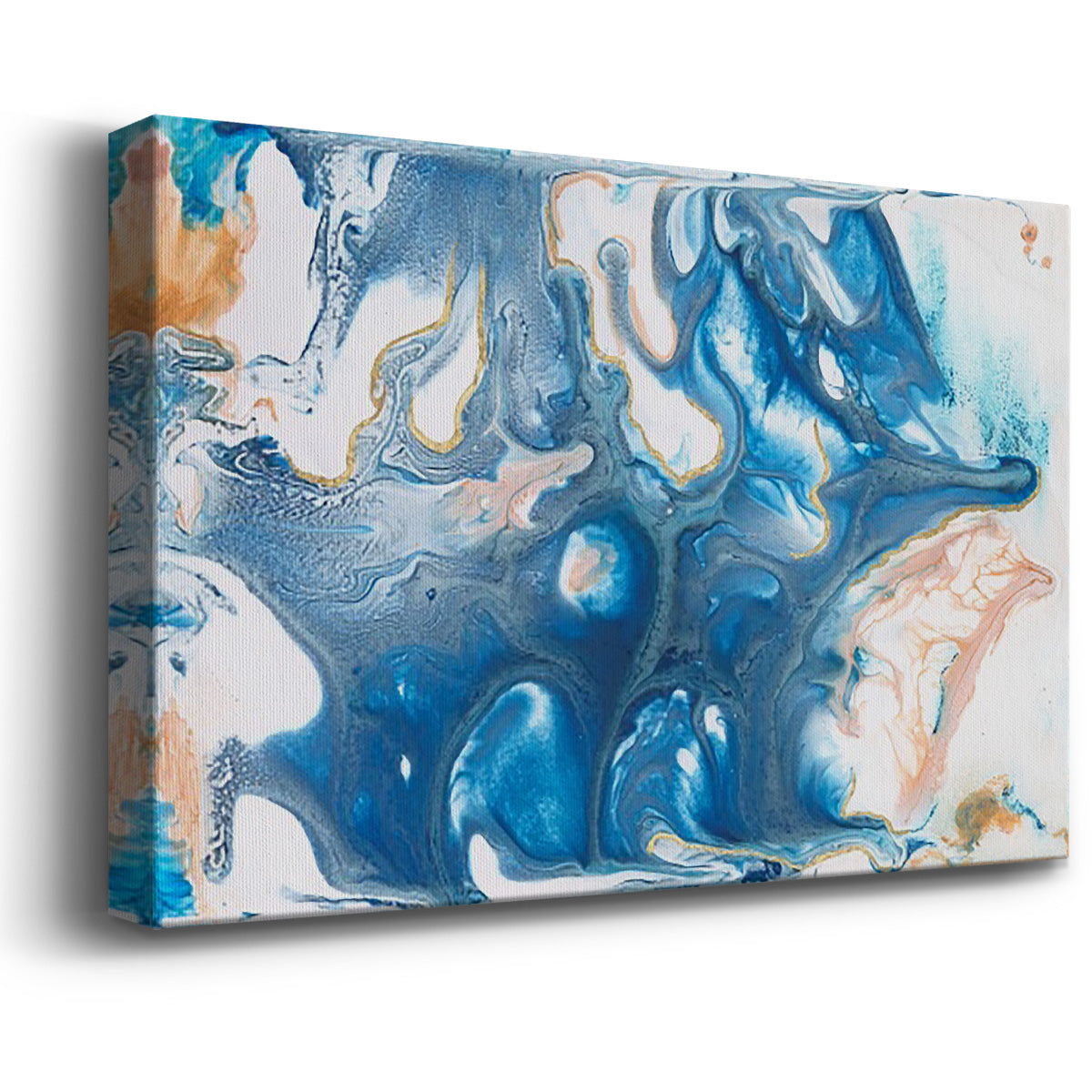 Dancing Blue II - Canvas Art Print