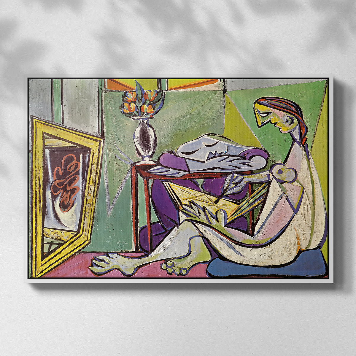The Muse, 1935 - Floater Framed Canvas Print