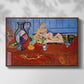 Still Life with a Pewter Jug and Pink Statuette, 1910 - Floater Framed Canvas Print