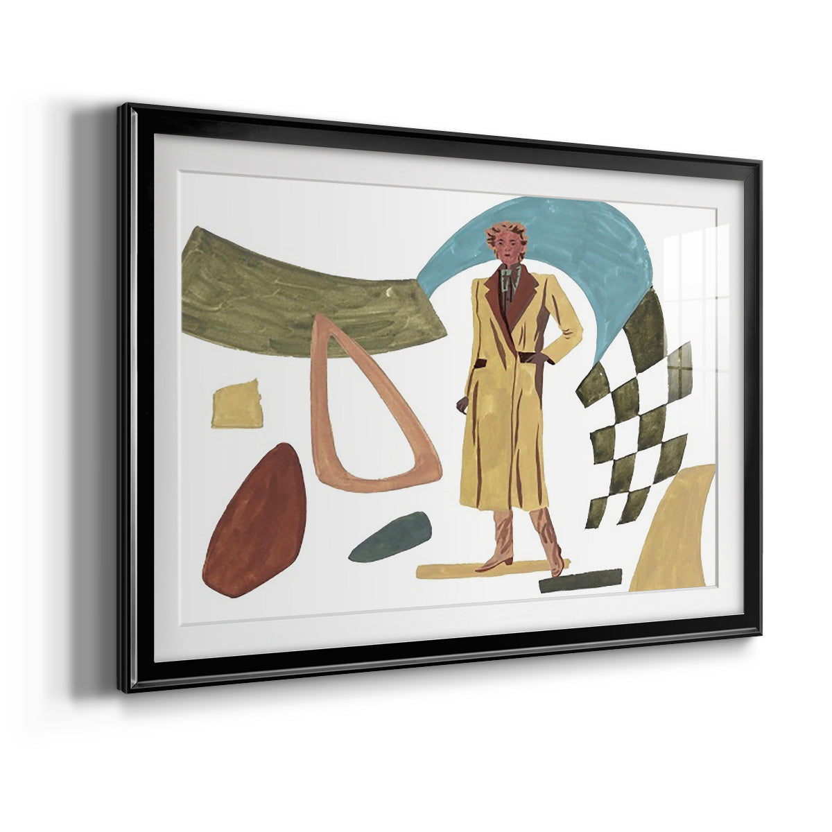 Vintage Vibes III Premium Framed Print - Ready to Hang