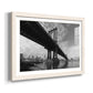 Manhattan Bridge - Barnwood Framed Art Print