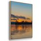 Molten Gold - Floater Framed Canvas Print