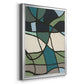 Multicolor Stained Glass I - Modern Framed Canvas Print